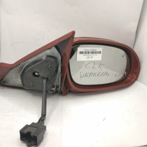 Espejo retrovisor eléctrico derecho completo Mercedes CLK 2003 rojo