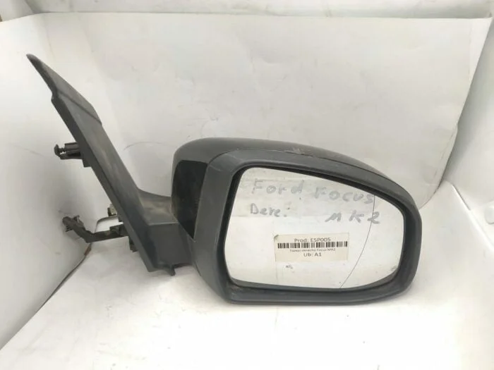 Retrovisor eléctrico completo derecho Ford Focus (MK2) negro