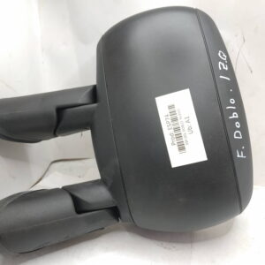 Espejo retrovisor nuevo izquierdo completo Fiat Dobló negro
