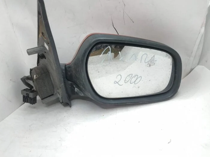 Retrovisor eléctrico completo derecho Citröen Xsara 2000 rojo burdeos