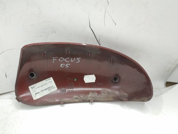 Tapa carcasa retrovisor derecho Ford Focus 2005 rojo burdeos