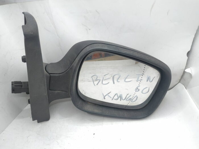 Retrovisor completo eléctrico derecho Renault Kangoo 2006 negro