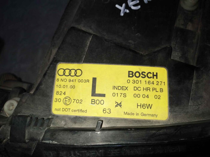 Faro delantero izquierdo Audi TT Xenon 2000