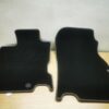 Conjunto completo de tapetes originais Renault Kadjar pretos com rebordo em borracha cinza reversível
