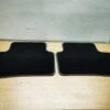 Conjunto completo de tapetes originais Renault Kadjar pretos com rebordo em borracha cinza reversível