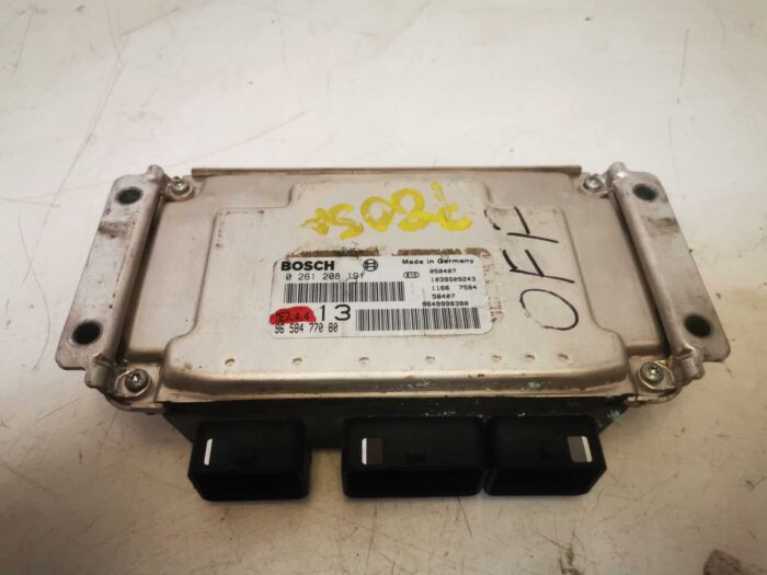 Unidade de controle do motor ECU Grupo Citroën Xsara N1 PSA vários modelos com imobilizador desativado