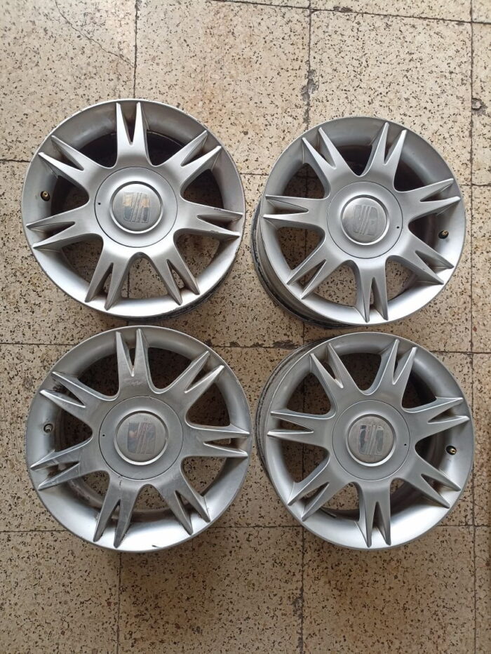 Conjunto de 4 rodas de alumínio originais Seat Ibiza 3 (6L) 2005