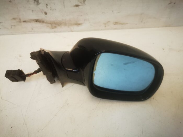 Retrovisor exterior derecho eléctrico Audi A4 B5 azul oscuro
