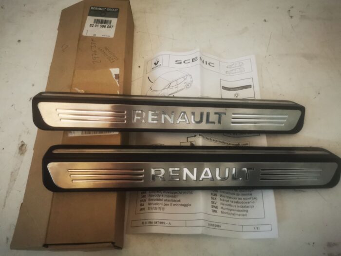 Juego umbrales de puertas delanteras Renault Scenic IV SIN luz