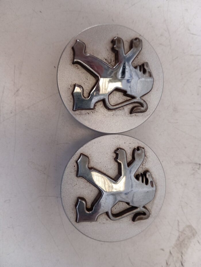Juego 2 tapones llanta aluminio Peugeot 407