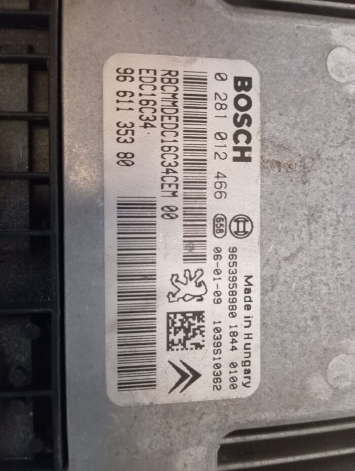 Centralita Motor Uce Citroen Xsara Picasso 2006 Diésel